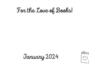 For the Love of Books Card - January