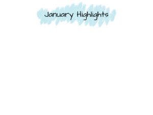 January Highlights Card